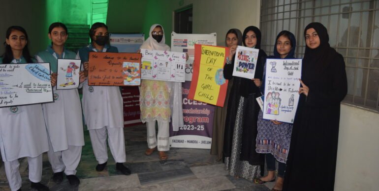 Karwan Development Foundation and The Access Teachers Celebrated International Day of the Girl Child at Jhelum Campus